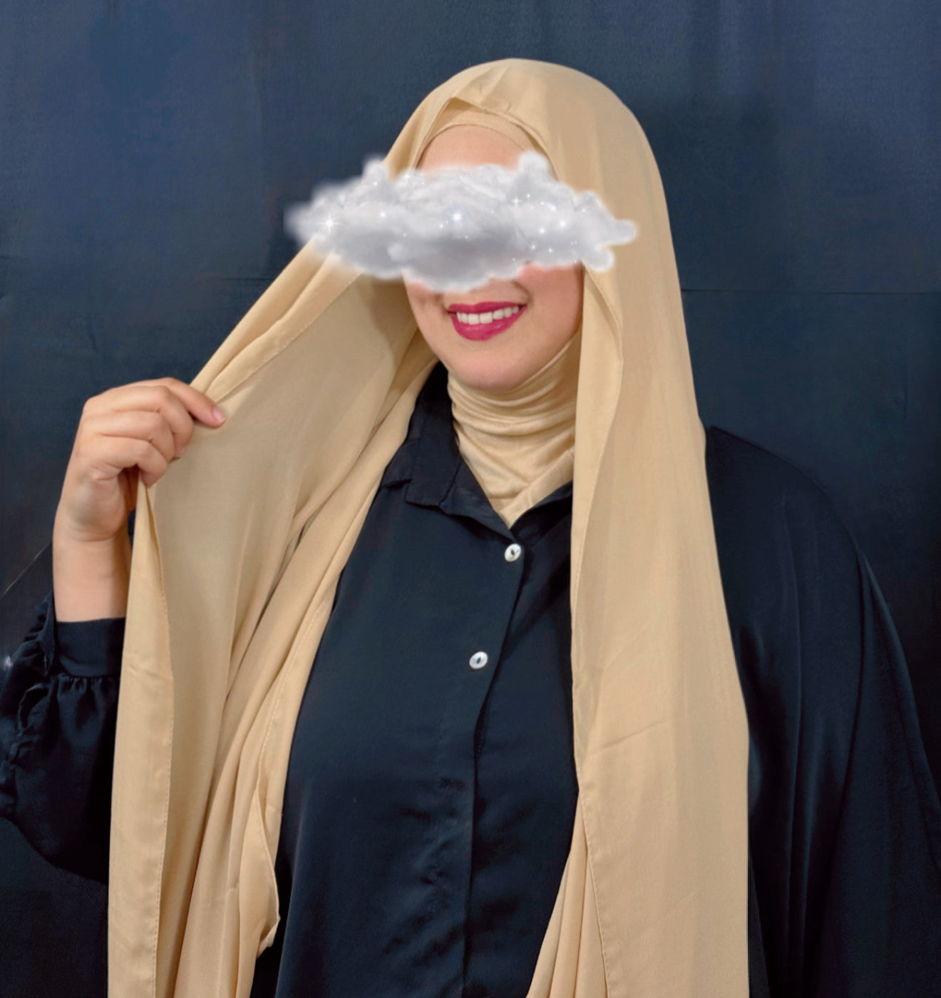 Hijab FACILITY – Praticité ultime & élégance sans effort – BEIGE