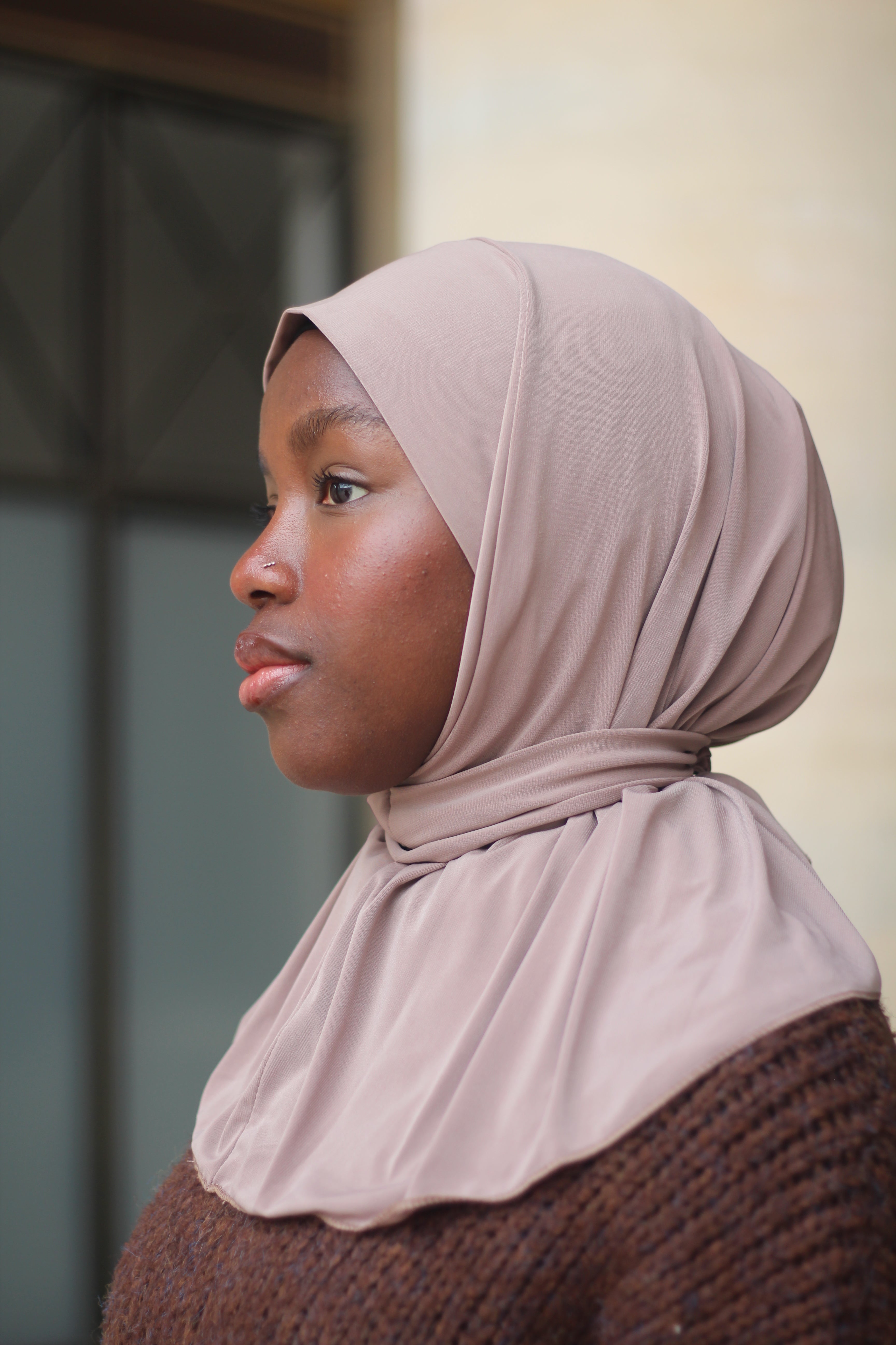 Hijab à enfilé CAGOULE Neora – Jersey Premium léger