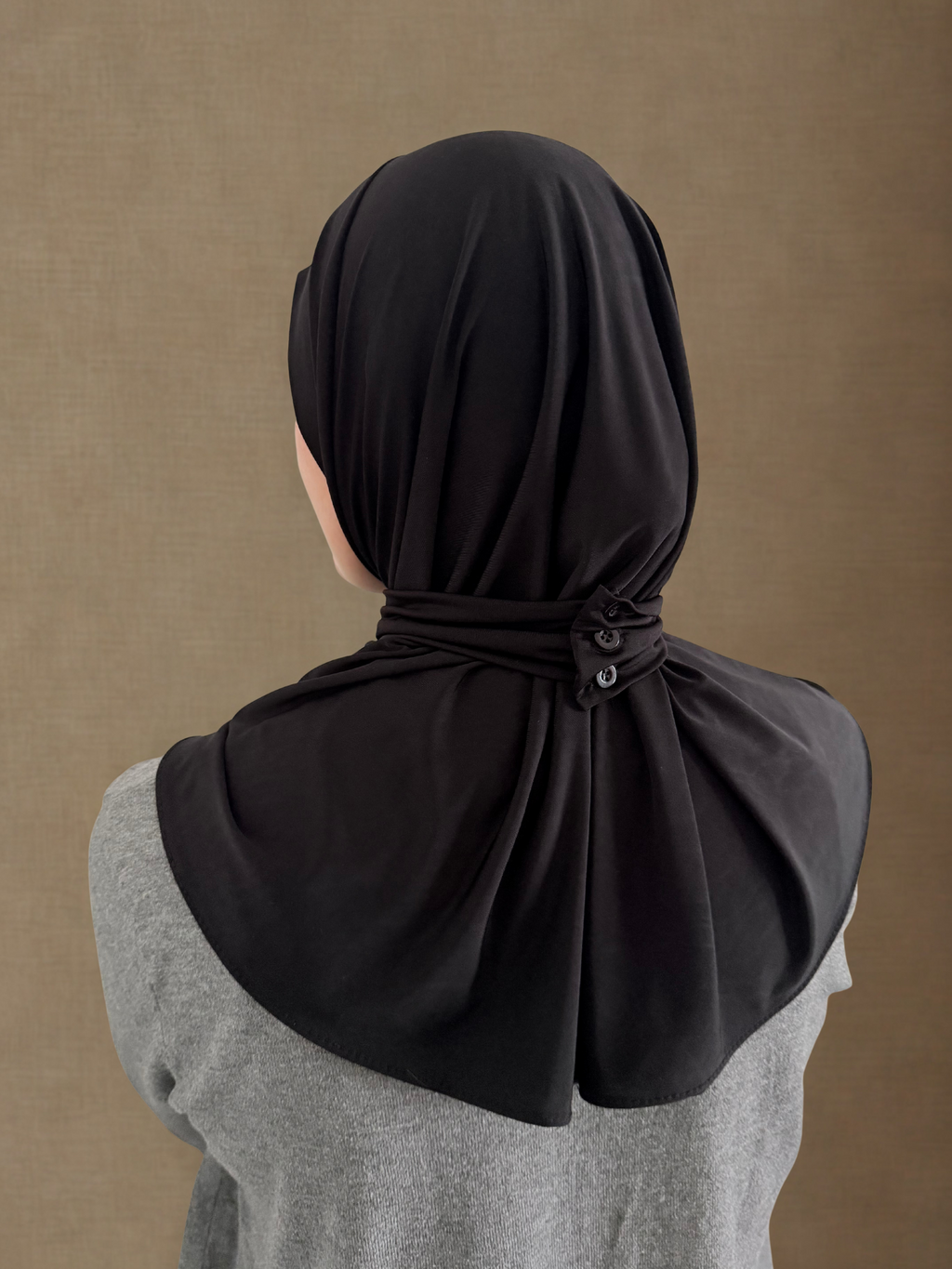 Cagoule Boutonnée en Jersey Liquide - Ultra Douce & Ultra Fluide - RONIZZ