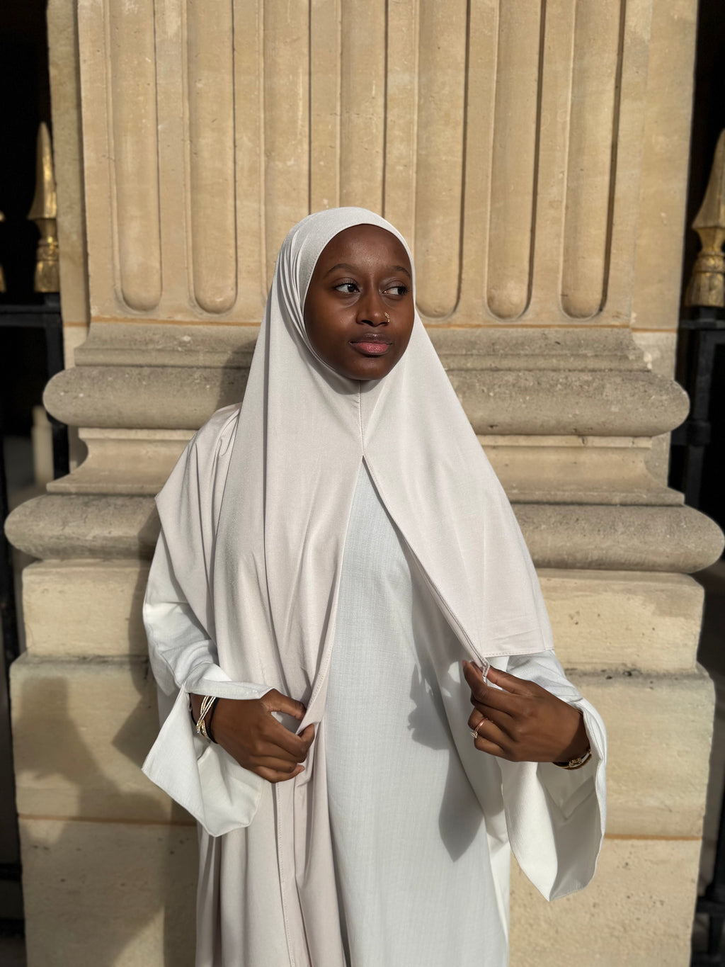 Satiné Enfilé - Hijab Prêt-à-Porter en Jersey Premium Satiné - RONIZZ