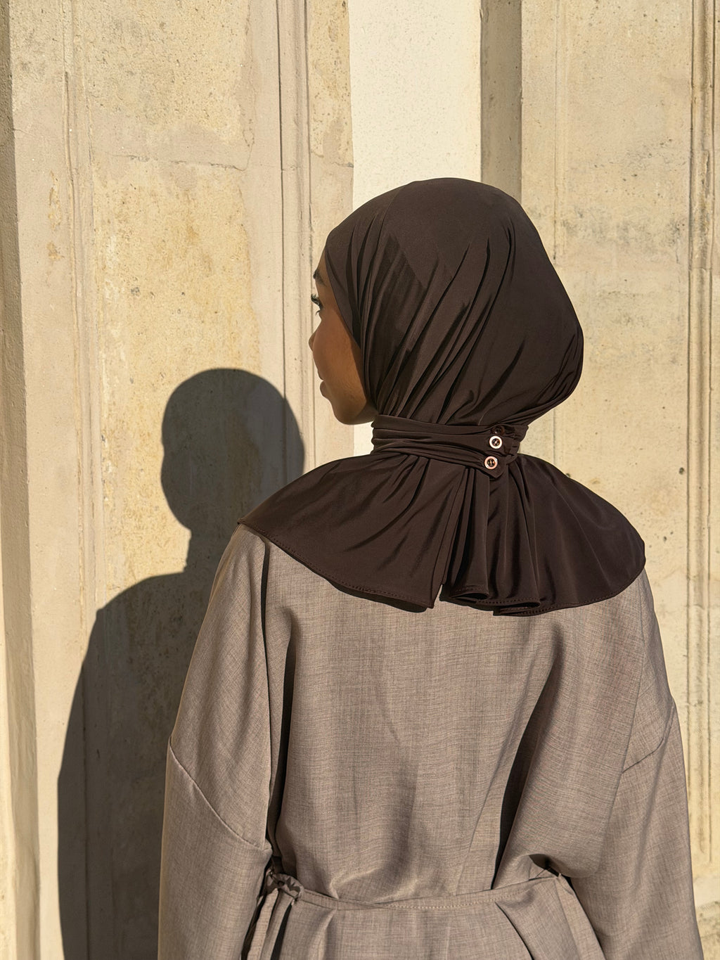 Cagoule Boutonnée en Jersey Liquide - Ultra Douce & Ultra Fluide - RONIZZ