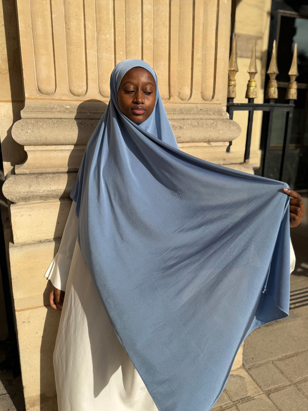 Satiné Enfilé - Hijab Prêt-à-Porter en Jersey Premium Satiné - RONIZZ