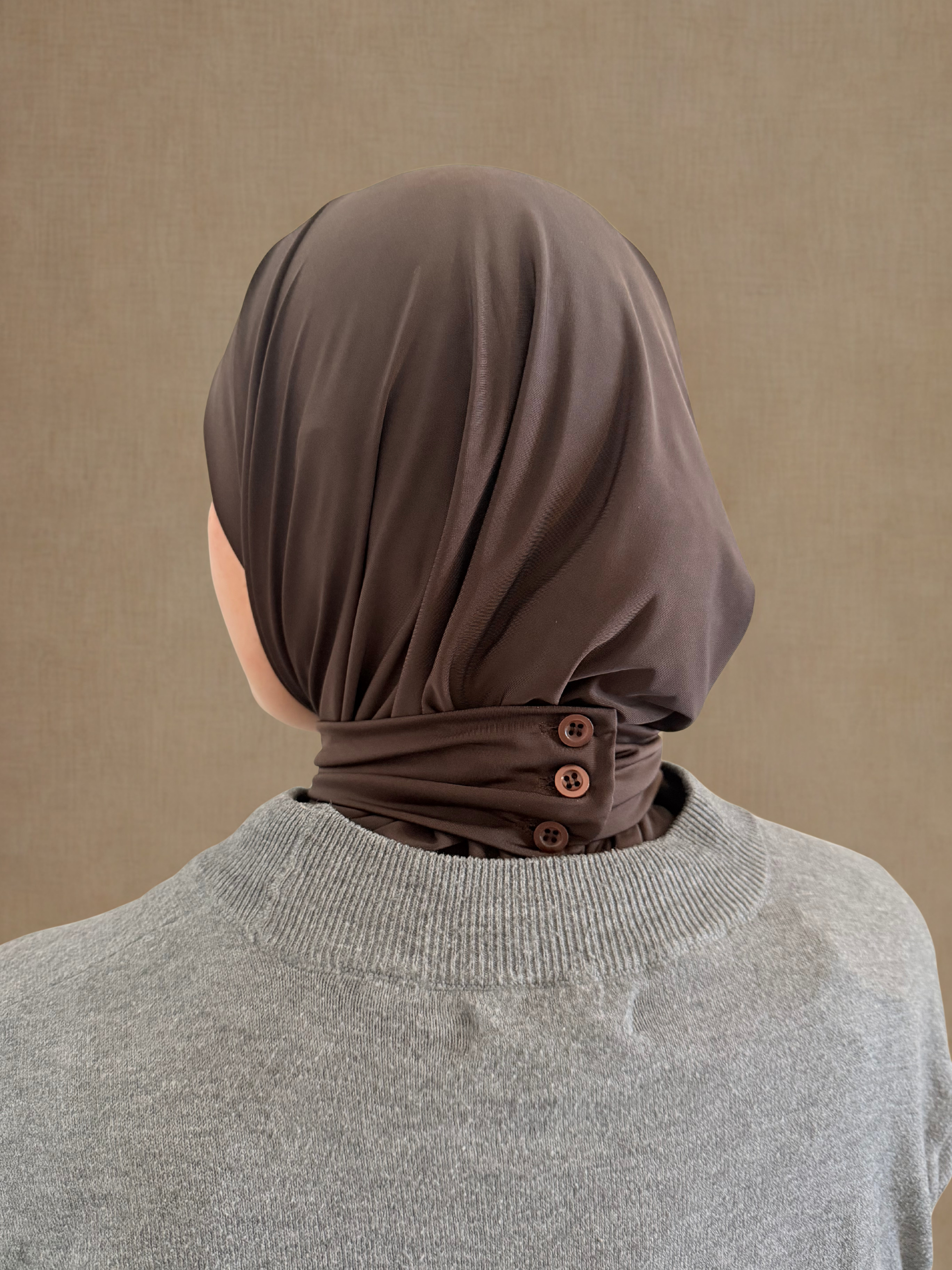 Cagoule Boutonnée en Jersey Liquide - Ultra Douce & Ultra Fluide - RONIZZ