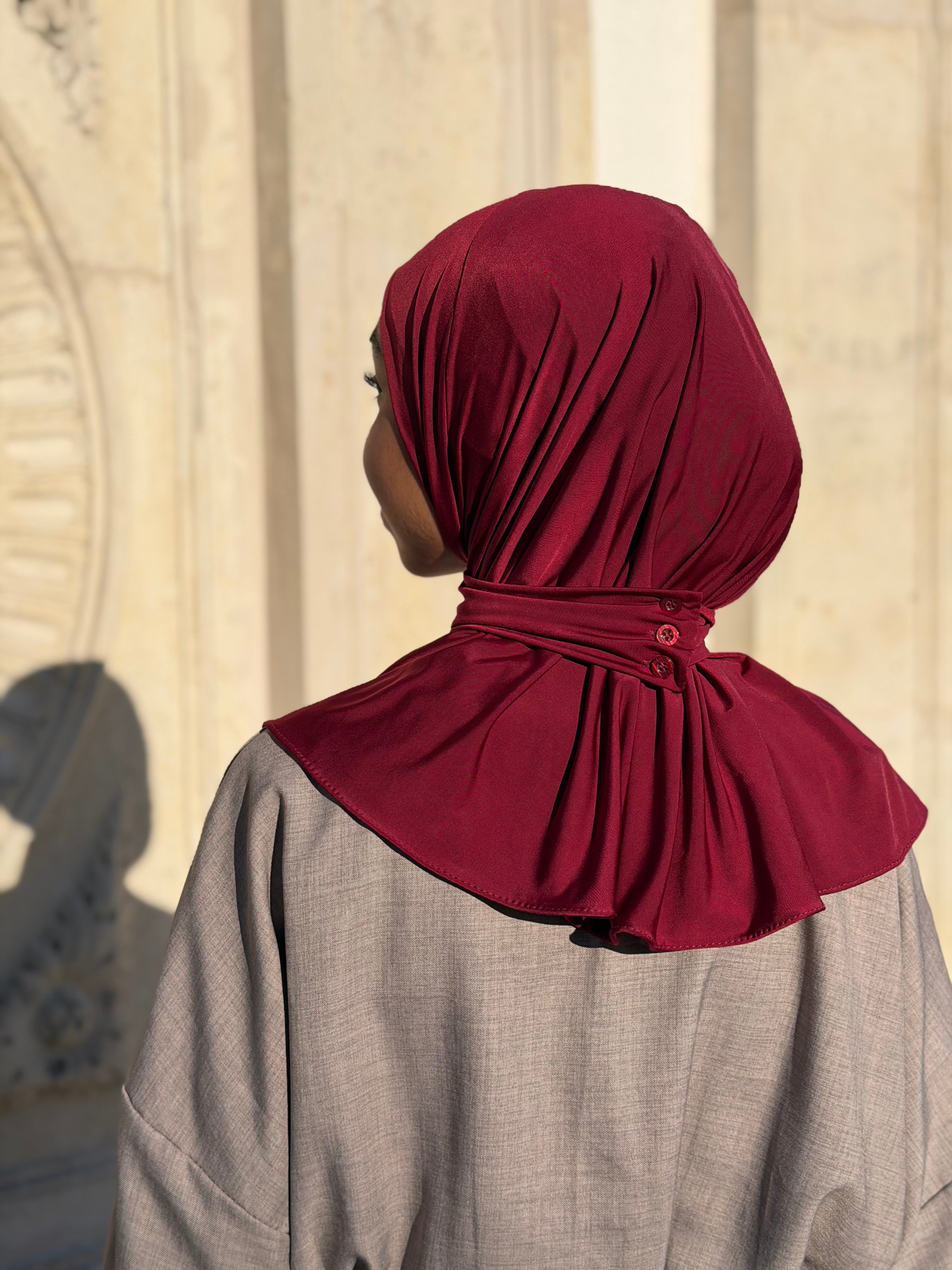 Cagoule jersey liquid bordeaux ronizz