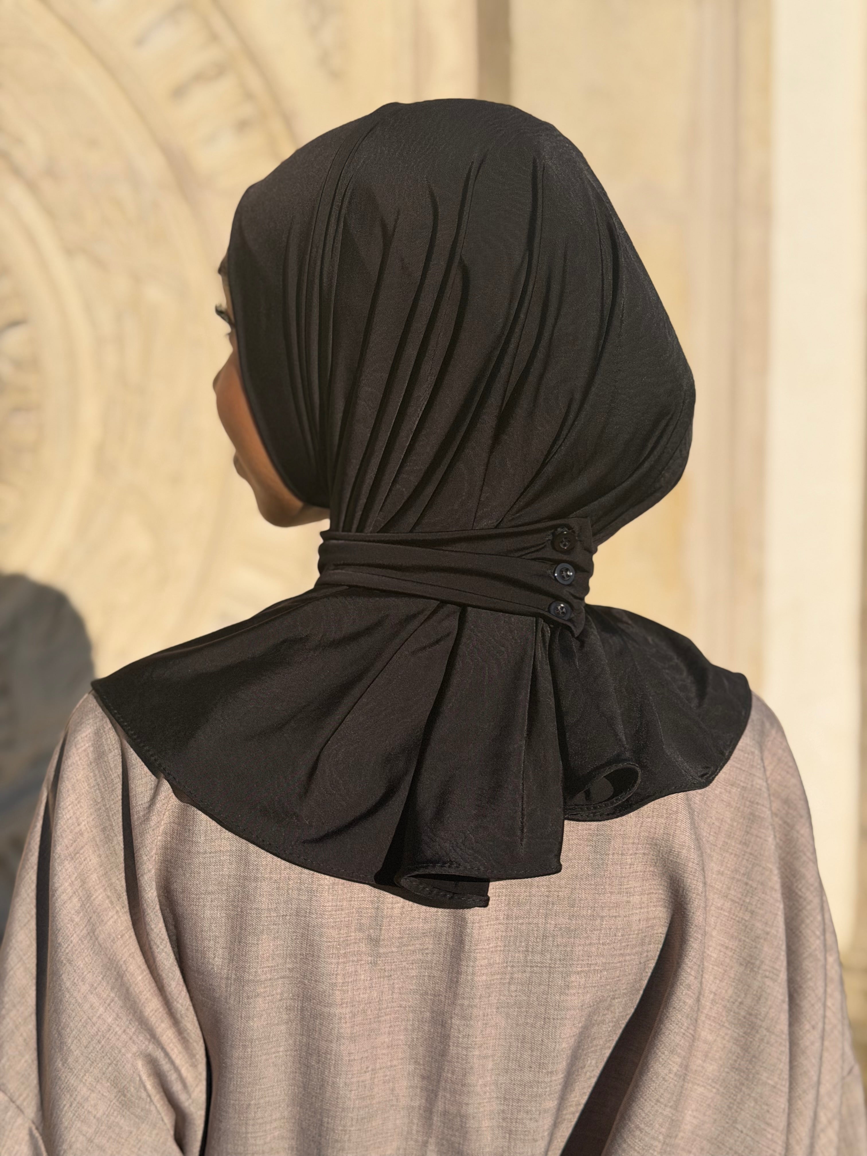 Cagoule jersey liquid noir ronizz