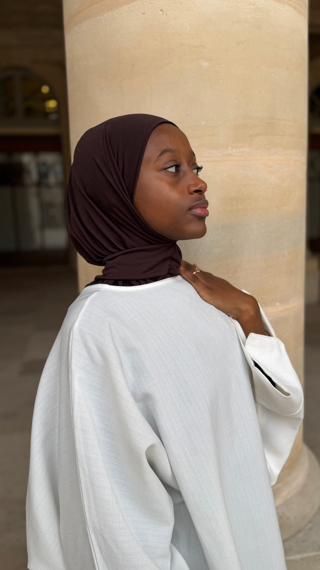 cagoule hijab jersey premium couvrance totale ronizz
