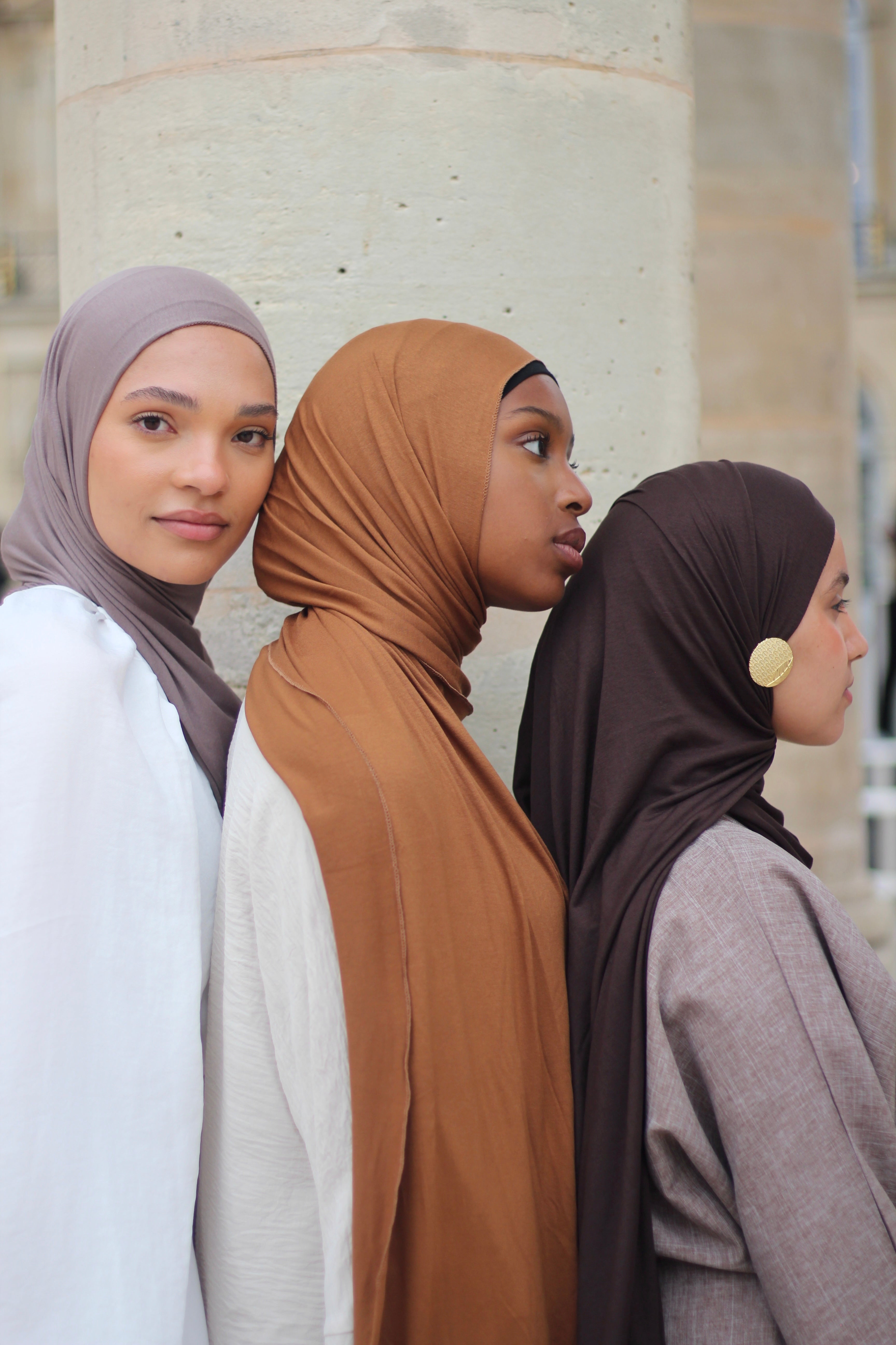 Hijab d’été en jersey lycra, modèle HijabGo tubulaire made in France, sans bonnet ni épingles